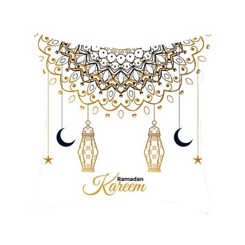Housse De Coussin De Noël Créative, Taie D'oreiller Décorative Pour Fête Du Ramadan