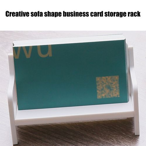 Banc Figure Porte Cartes Professionnelles Simple Style Canapé Appelant Porte Carte Moderne Nom Carte Ornement Cadeau Pour Table De Bureau H8