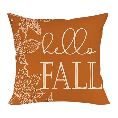 Housse De Coussin En Coton Et Lin Pour Thanksgiving, Taie D'oreiller D'automne, Décoration De Fête À La Maison, À La Ferme