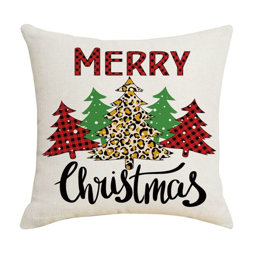Housse De Coussin Classique Pour Arbre De Noël, Taie D'oreiller De 45x45cm, Nouvelle Collection 2023