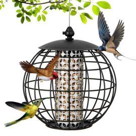 2 pièces en plastique mangeoire à oiseaux Tube Style mangeoires à oiseaux  pour l'extérieur suspendus oiseau sauvage mangeoire à graines décoration de  jardin en plein air 