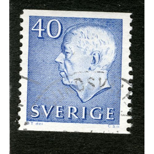 Timbre Oblitéré Sverige , 40