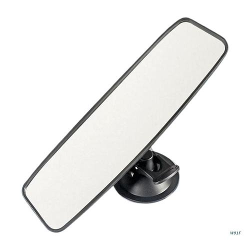 Rétroviseur De Voiture Simple Avec Ventouse, Vue Large, Accessoires D'intérieur Réutilisables Anti-Éblouissement Pour La Marche Arrière