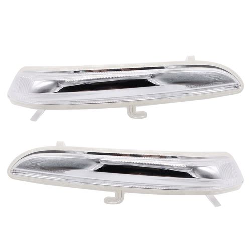 Clignotant De Rétroviseur Pour Peugeot, 2 Pièces, Aile De Porte De Voiture, Lentille D'indicateur De Tournant, Pour Modèles 208, 2008, 2012, 2017, 1607512580, 1607512580