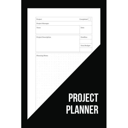 Project Planner: Project Planner Notebook With Checklist