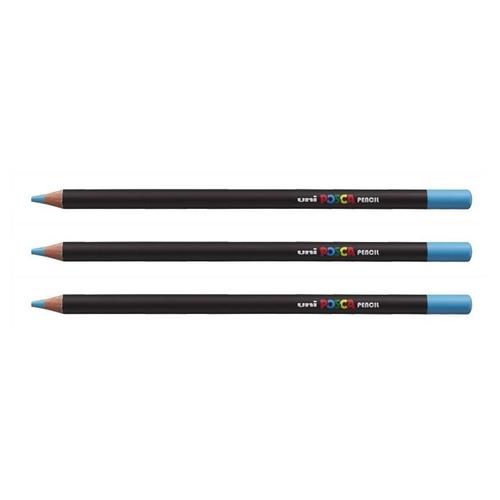 Posca Lot De 3 Crayons De Couleur Posca Pencil Kpe200 Bv Bleu Vert