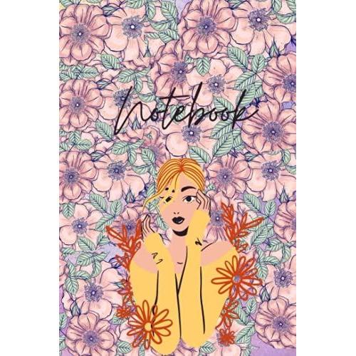 Notebook: Girly Flowery Notebook