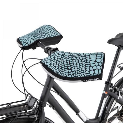 Manchon-Protege Main Velo Tucano City Neoprene Etanche Armadillo Avec Doublure Thermique + Reflechissant