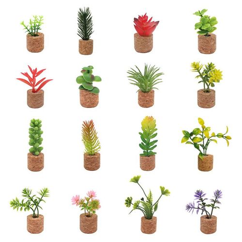 Aimants de réfrigérateur pour Plantes succulentes artificielles - Aimants de réfrigérateur pour Plantes succulentes en Pot - Autocollants Mignons pour Tableaux magnétiques, réfrigérateur