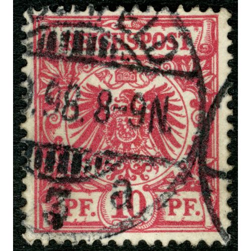 Timbre Oblitéré Reichspost 10 Pf