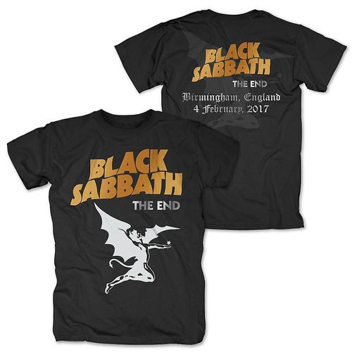 Black Sabbath The End Cover Logo T Shirt
