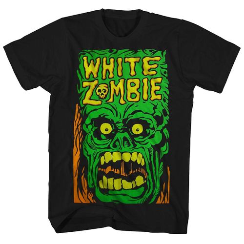 White Zombie T Shirt Green Monster Yell Shirt