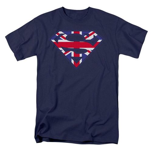 Superman Great Britian Shield T-Shirt