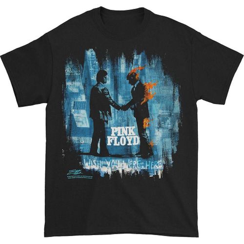 Pink Floyd Stephen Fishwick Men's ""Wish You Were Here Black"" T-Shirt
