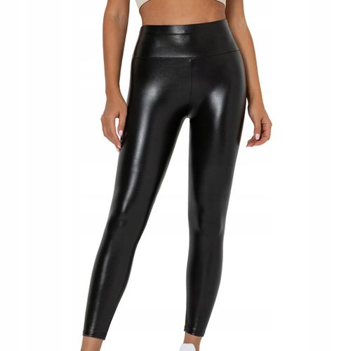 Pantalon De Yoga En Similicuir Pour Femmes
