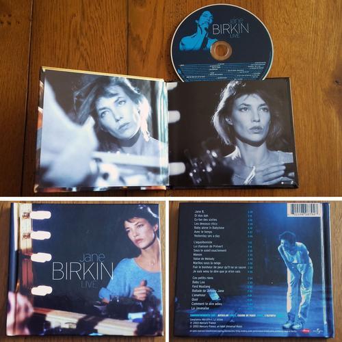 Cd Digibook Jane Birkin "Live Bataclan 1987 Casino De Paris 1992,L'olympia 1996