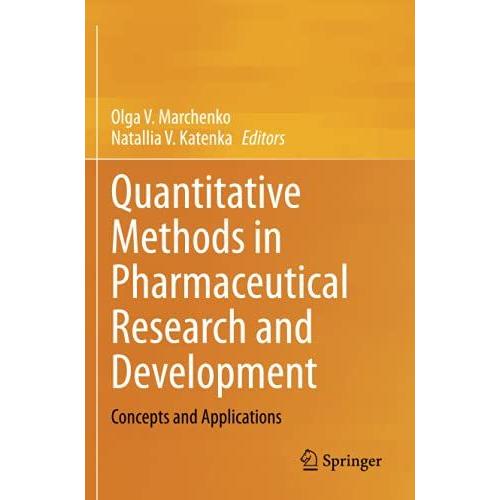 Quantitative Methods In Pharmaceutical Research And Development