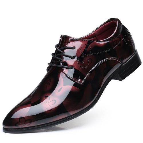 Chaussures Chaussures En Cuir Verni De Marque De Créateur Pour Hommeschaussures Oxford Décontractéesparker Lacetschaussures De Travail De Bureaufête De Mariageaffairesgrande Taille