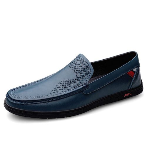 Chaussures Mocassins Décontractés En Cuir Véritable Pour Hommeschaussures Plates Enfilermocassins De Conduitechaussures De Luxe