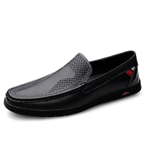 Chaussures Mocassins Décontractés En Cuir Véritable Pour Hommeschaussures Plates Enfilermocassins De Conduitechaussures De Luxe