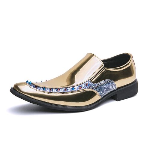 Chaussures Chaussures De Soirée En Cuir Paillettes Pour Hommeschaussures De Luxemarque Formellehaute Qualitépoint Parkercouples
