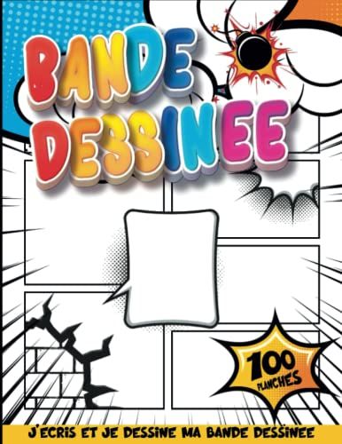 Crée Ta Bande Dessinée: 🤩 Livre BD À Remplir Jeux Pour Adultes Adolescents  Enfant Fille Garçon