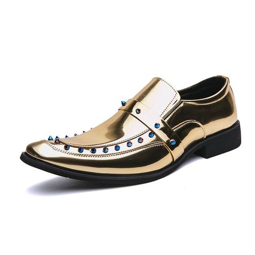 Chaussures Chaussures De Soirée En Cuir Paillettes Pour Hommeschaussures De Luxemarque Formellehaute Qualitépoint Parkercouples