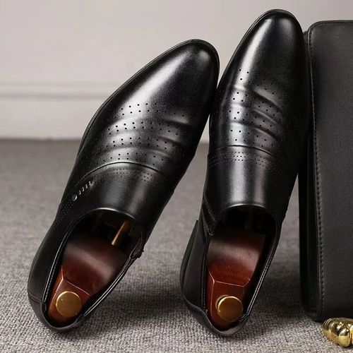 Chaussures Chaussures Provoqué Décontractées En Cuir Noir Pour Hommesmocassins Masculinsbaskets De Fêtechaussures Italiennesgrande Tailleslipmode Sociale