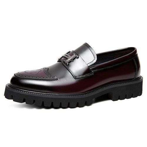 Chaussures Mocassins Plateforme Pour Hommeschaussures Provoquédesignmode Rétroluxeconfortmariage256