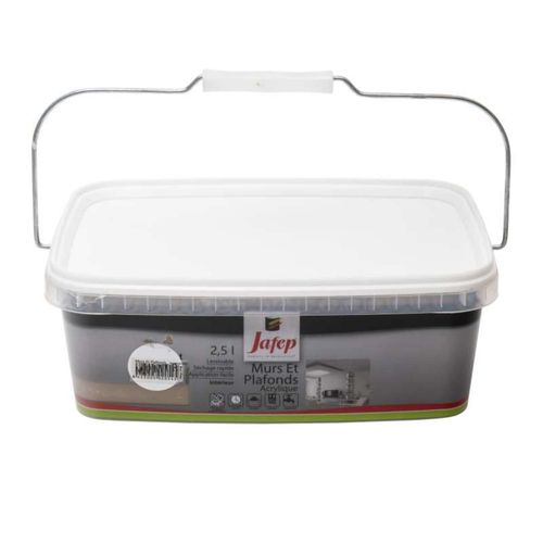 Peinture mur plafond acrylique mat brun fève 2,5L Jafep 2,5l