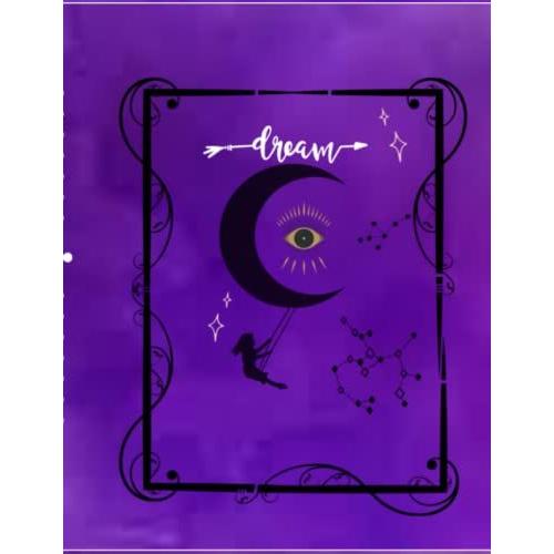 Dream Journal: A Daily Dream Diary Log Book Used To Track And Interpret Your Dreams. Moon And Stars Theme. Perfect Gift For Anyone!