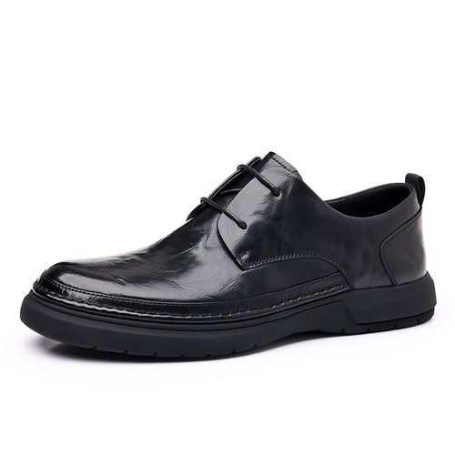 Chaussures Waertamocassins En Cuir De Haute Qualité Pour Hommechaussures Plates Décontractéessouples Et Confortablesà Lacetsmarron