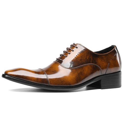Chaussures Chaussures Formelles En Cuir Verni Italien Pour Hommeschaussures De Travail D'affaires Noiresmarque De Luxequalité Faite La Mainmode De Créateur D'automne