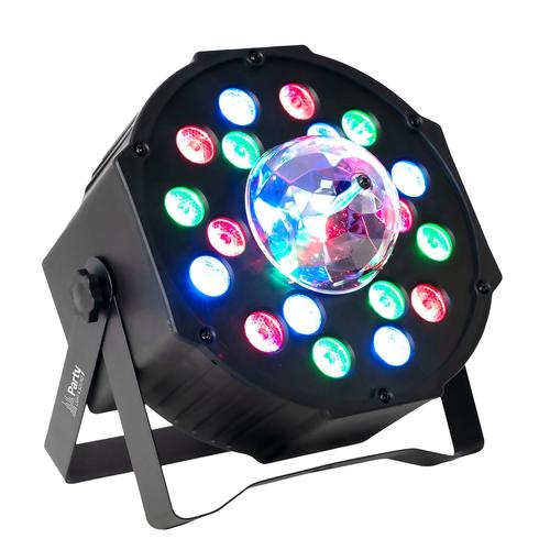 PROJECTEUR PAR DMX A LED AVEC ASTRO, Party Sound & Light PARTY-PAR-ASTRO