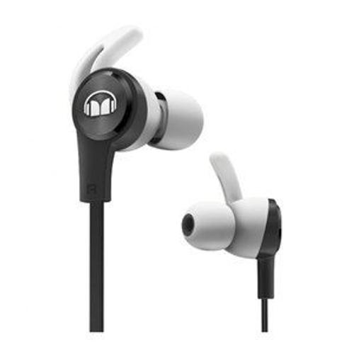 Monster iSport Achieve - Écouteurs avec micro - intra-auriculaire - filaire - isolation acoustique - noir