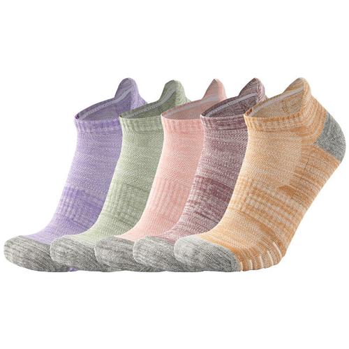 Chaussette Femme, Lot De 5 Paires Chaussettes Basses Homme Femme, Chaussette Hommes Sport Respirantes En Coton