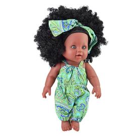 Poupées noires Poupées afro-américaines Poupées noires,poupées bébé pour  filles de 3 ans,poupée en peluche jouet pour fille Housedoll