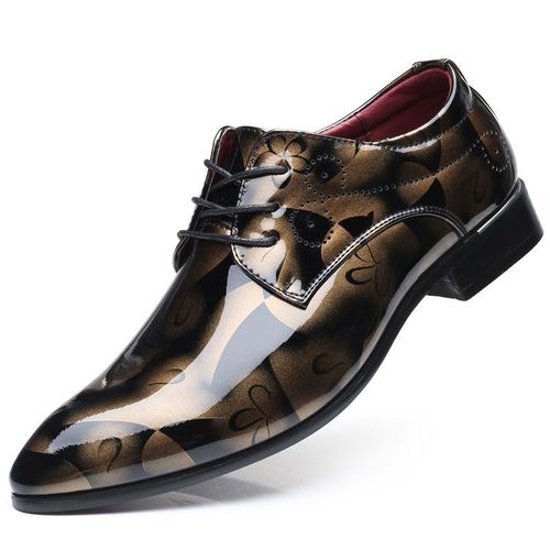 Chaussures Chaussures En Cuir Verni De Marque De Créateur Pour Hommeschaussures Oxford Décontractéesparker Lacetschaussures De Travail De Bureaufête De Mariageaffairesgrande Taille