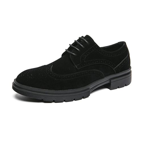Chaussures Chaussures En Cuir Derby En Daim Conviviale Ré Pour Hommesbrogue Rond Parkerchaussures Décontractées Lacets Pour Hommesrobe Classique