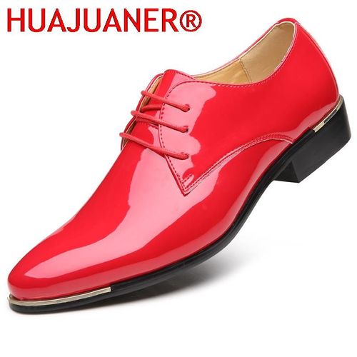 Chaussures En Cuir Verni De Qualité Pour Hommes,Chaussures De Mariage Blanches,Chaussures Provoqué Souples Pour Hommes,Noir,Diversifié,Taille 38-48,2023