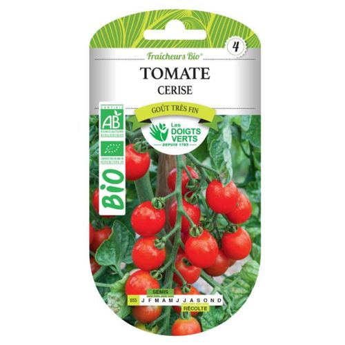 Graines Tomate Cerise Bio Les Doigts Verts