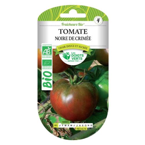 Graines Tomate Noire De Crimée Bio Les Doigts Verts