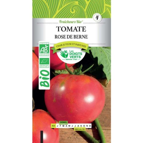 Graines Tomate Rose De Berne Bio Les Doigts Verts