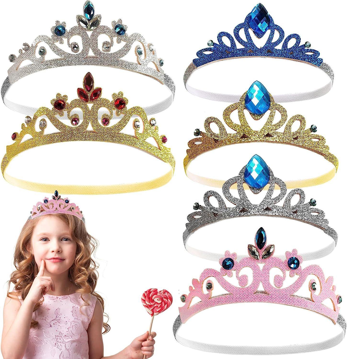 Ekdon kids crown couronne en or pour fête d'anniversaire de filles