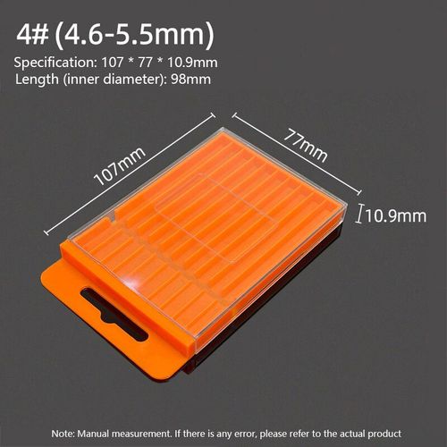Boîte de rangement pour perceuse hélicoïdale,boîte à dessin en plastique,boîte à outils spéciale pour perceuse hélicoïdale,accessoires de tarauds,boîte de rangement de pièces - Type A4