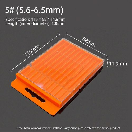 Boîte de rangement pour perceuse hélicoïdale,boîte à dessin en plastique,boîte à outils spéciale pour perceuse hélicoïdale,accessoires de tarauds,boîte de rangement de pièces - Type A5