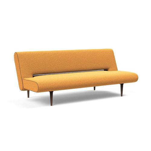 Innovation Living Canape Lit Design Unfurl Convertible 200*120cm Tissu Bouclé Ocre