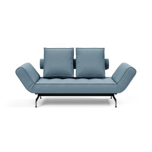 Canapé Design Ghia Laser Convertible Lit 210*80 Cm Tissu Mixed Dance Bleu Clair