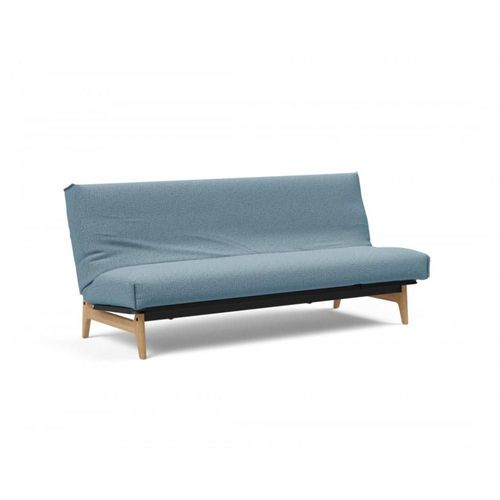 Canapé Lit Aslak 120 Nordic Cover Soft Spring Tissu 525 Mixed Dance Light Blue