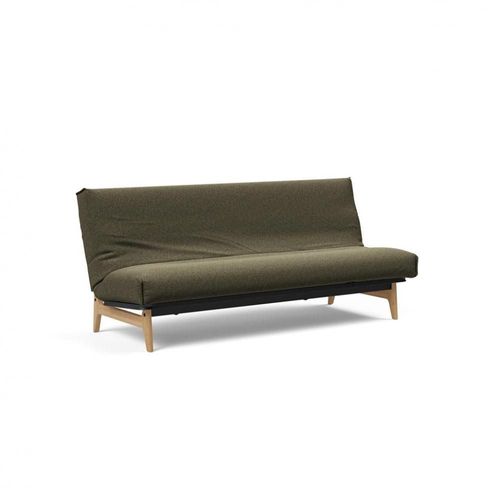 Canapé Lit Aslak 120 Nordic Cover Soft Spring Tissu 535 Bouclé Forest Green